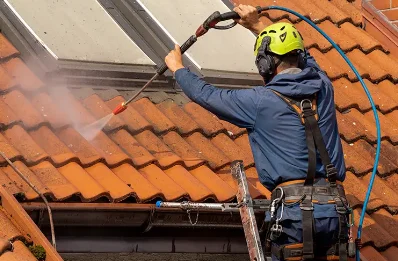 Démoussage et hydrofuge de toiture à Parbayse